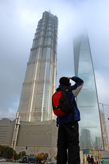Fototapeta premium Jin Mao tower in Shanghai