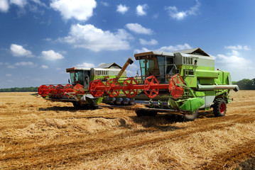combine harvester