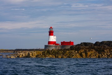 Fototapeta na wymiar Longstone Lighthouse, Farne Islands, UK