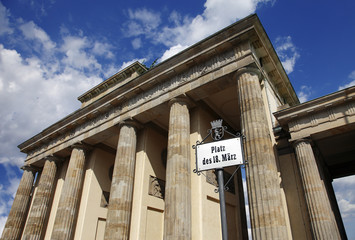Naklejka premium brandenburger tor