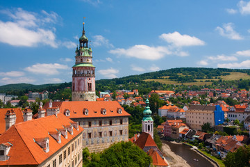 Obraz premium Castle in Cesky Krumlov (Czech Republic)