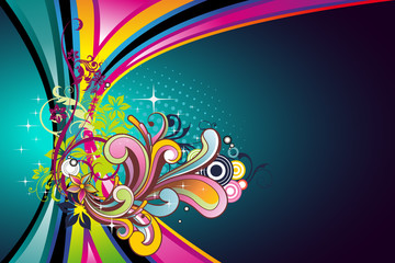 Obraz premium color wave 3