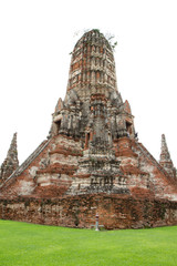 Wat Chaiwatthanaram in ayuthaya central Thailand.