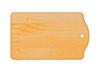 Chopping board isolated on white