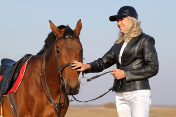 Girl and horse