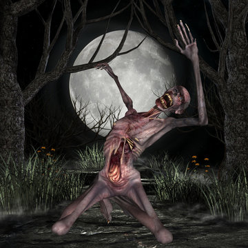 Zombie - Halloween Figur