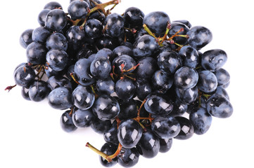 blue grapes