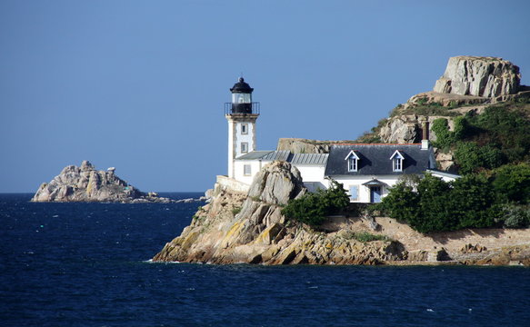 ile Louet &agrave; Carantec,Lou&euml;t,baie,morlaix,baie ,phare