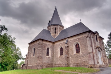 Fototapeta na wymiar Eglise de Balleroy