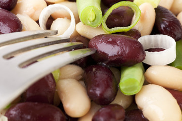 Three Bean Salad Close Up