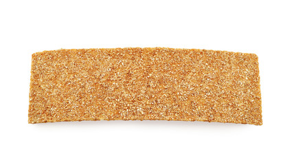 Сrispbread isolated on white background