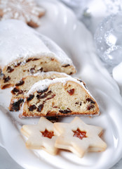 Christmas cake and cookies