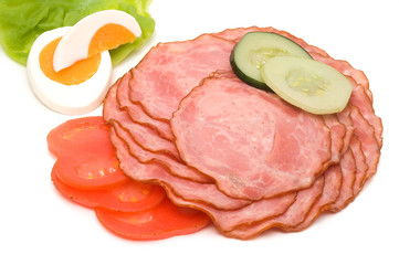 Fleischwurst in Scheiben