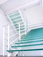 Photo sur Plexiglas Escaliers Escalier en verre