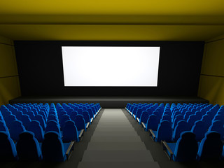 Naklejka premium Movie Theater Seats