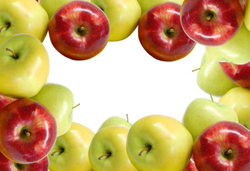 Framework with apples