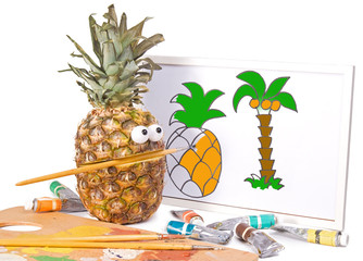 pineapple - artistic painter
