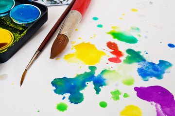 Malen mit Wasserfarben