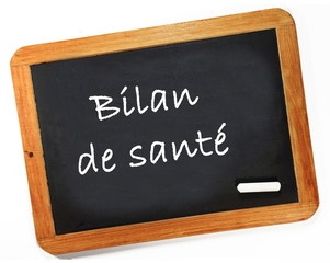 Obraz premium Bilan de santé