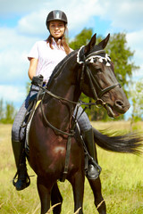 Fototapeta premium Horse riding
