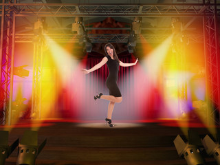 Woman in the limelight