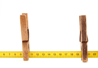 Clothespins on a roulette