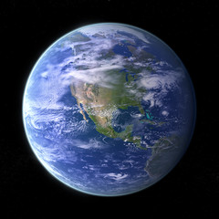 Planet Erde - schwarz