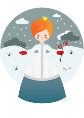 Little winter princess