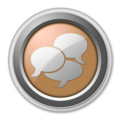 Bronze 3D Style Button 