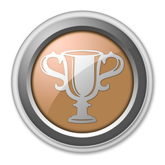 Bronze 3D Style Button 