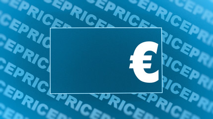 Euro - price label