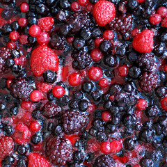 Fruit topping.