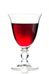 glass of red wine
