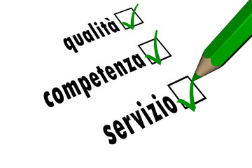 servizio competenza qualità