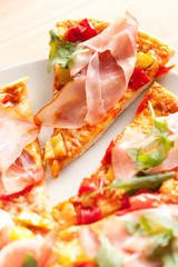 pizza on plate