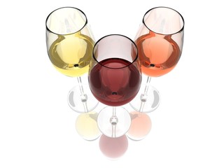 colored wine glasses