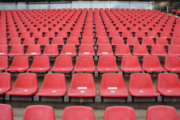 rote sitze - stadion