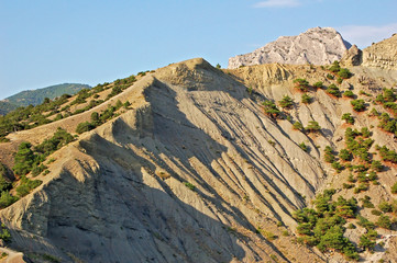 Mountain and rock landscape, Noviy svet, Crimea, Ukraine
