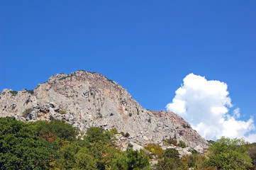 Rock and mountain landscape, Foros, Crimea, Ukraine