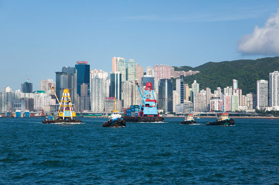 Hongkong Victoria Harbour Schlepper
