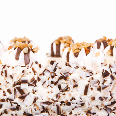 cake isolated on white background