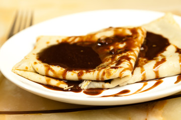crepe chocolate