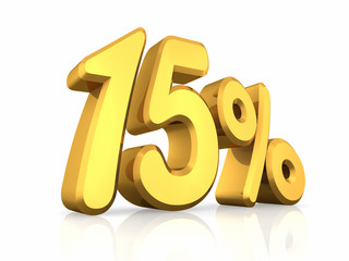 Gold Fifteen Percent