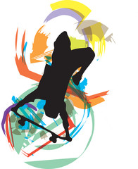 Skater illustration