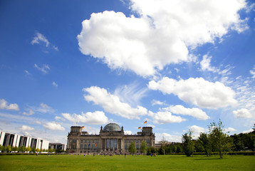 Fototapeta na wymiar The Reichstag - Berlin.