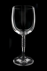 empty glass isolated on white background