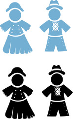 Oktoberfest, Toilettenschild, Bayern, Logo