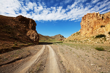 Road in mountains