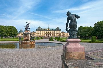 Fototapeta na wymiar Drottningholm Palace in Stockholm