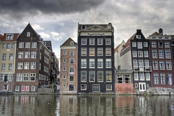 Fototapeta na wymiar Amsterdam Mansions